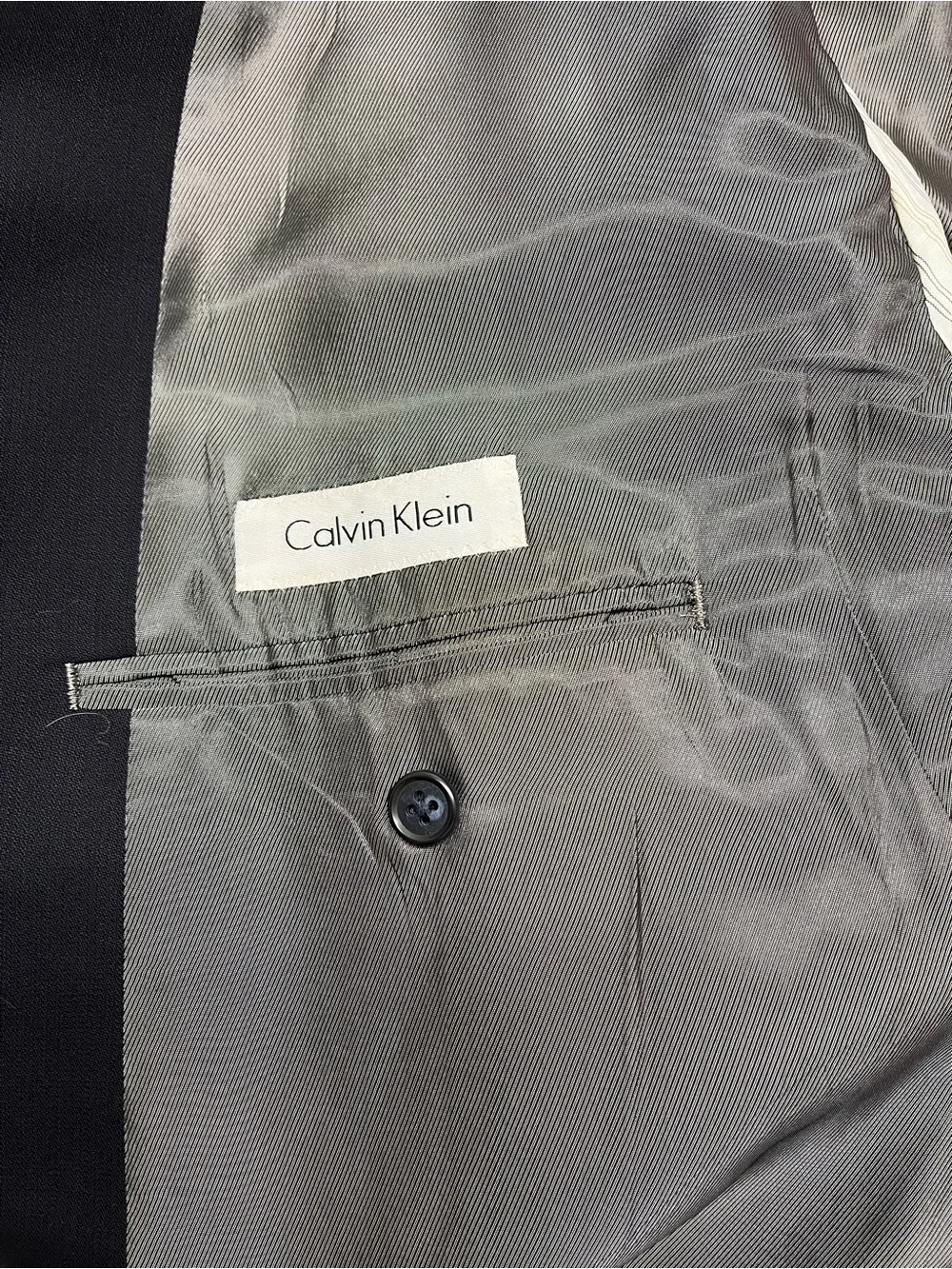 Calvin Klein Classic Men's Navy Two-Button Sports Blazer